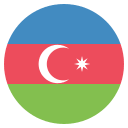 Azerbaijan National Flag (Colored) Free Open-Source SVG Icon