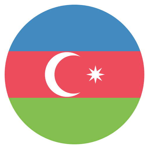 Azerbaijan National Flag (Colored) Free Open-Source SVG Icon (Emoji One (Colored))