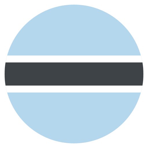 Botswana National Flag (Colored) Free Open-Source SVG Icon (Emoji One (Colored))