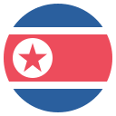 North Korea Flag (Colored) Free Open-Source SVG Icon