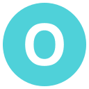 Letter O (Colored) Free Open-Source SVG Icon