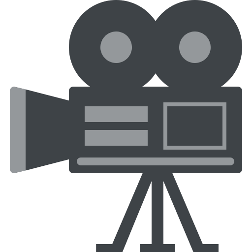 Movie Camera (Colored) Free Open-Source SVG Icon (Emoji One (Colored))