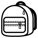 Backpack (Monotone) Free Open-Source SVG Icon