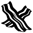 Bacon Slice (Monotone) Free Open-Source SVG Icon