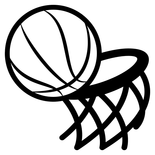 Basketball (Monotone) Free Open-Source SVG Icon (Emoji One (Monotone))