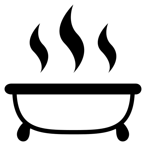 Bathtub (Monotone) Free Open-Source SVG Icon (Emoji One (Monotone))