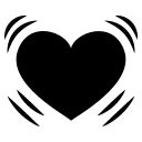 Beating Heart (Monotone) Free Open-Source SVG Icon