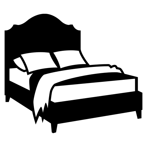 Bed (Monotone) Free Open-Source SVG Icon (Emoji One (Monotone))