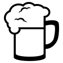 Beer Mug (Monotone) Free Open-Source SVG Icon