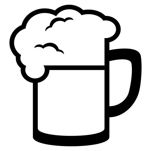 Beer Mug (Monotone) Free Open-Source SVG Icon (Emoji One (Monotone))