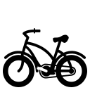 Bicycle (Monotone) Free Open-Source SVG Icon