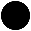 Black Circle (Monotone) Free Open-Source SVG Icon