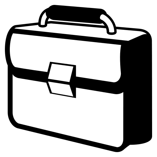 Briefcase (Monotone) Free Open-Source SVG Icon (Emoji One (Monotone))