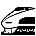 Bullet Train (Monotone) Free Open-Source SVG Icon