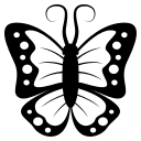 Butterfly (Monotone) Free Open-Source SVG Icon