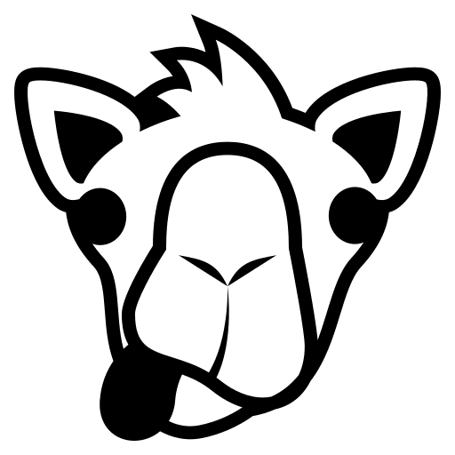 Camel (Monotone) Free Open-Source SVG Icon (Emoji One (Monotone))