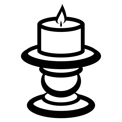 Candle (Monotone) Free Open-Source SVG Icon (Emoji One (Monotone))