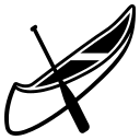 Canoe (Monotone) Free Open-Source SVG Icon