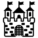 Castle (Monotone) Free Open-Source SVG Icon