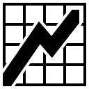 Increasing Chart Trend (Monotone) Free Open-Source SVG Icon