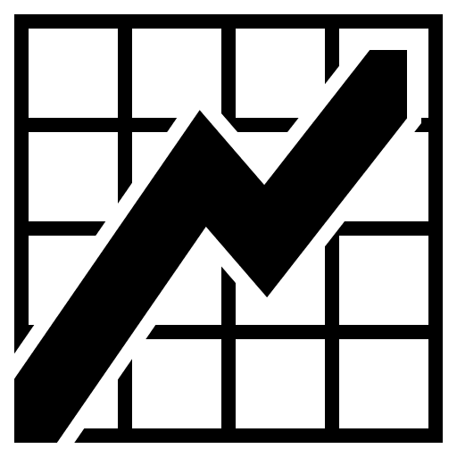 Increasing Chart Trend (Monotone) Free Open-Source SVG Icon (Emoji One (Monotone))