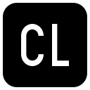 CL Button (Monotone) Free Open-Source SVG Icon