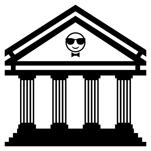 Classical Building (Monotone) Free Open-Source SVG Icon (Emoji One (Monotone))