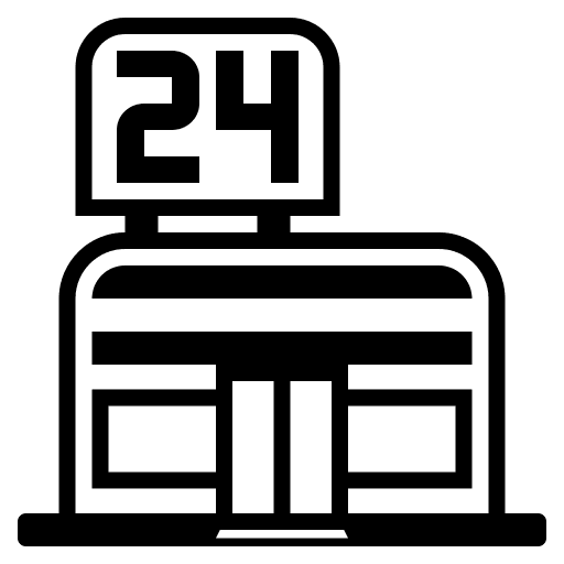 Convenience Store (Monotone) Free Open-Source SVG Icon (Emoji One (Monotone))