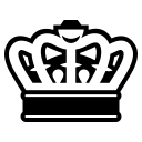 Crown Symbol (Monotone) Free Open-Source SVG Icon