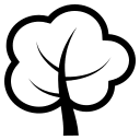 Deciduous Tree (Monotone) Free Open-Source SVG Icon