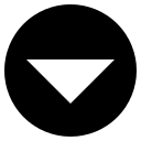 Downwards Arrow Button (Monotone) Free Open-Source SVG Icon