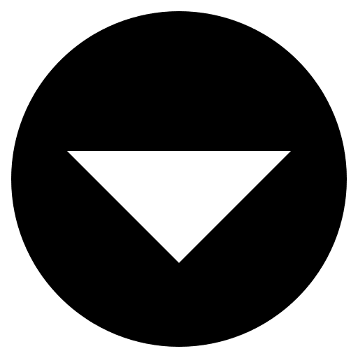 Downwards Arrow Button (Monotone) Free Open-Source SVG Icon (Emoji One (Monotone))