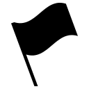 Black Flag Representation (Monotone) Free Open-Source SVG Icon