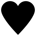 Heart Suit Symbol (Monotone) Free Open-Source SVG Icon