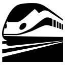 High-Speed Train (Monotone) Free Open-Source SVG Icon