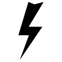 High Voltage Warning Sign (Monotone) Free Open-Source SVG Icon