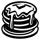 Pancakes (Monotone) Free Open-Source SVG Icon