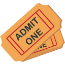 Admission Tickets Free Open-Source SVG Icon