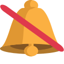 Bell With Slash (Emoji One) Free Open-Source SVG Icon