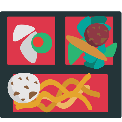 Bento Box Free Open-Source SVG Icon (Emoji One (v1))