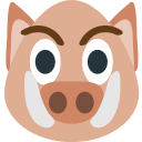 Boar Emoji Free Open-Source SVG Icon