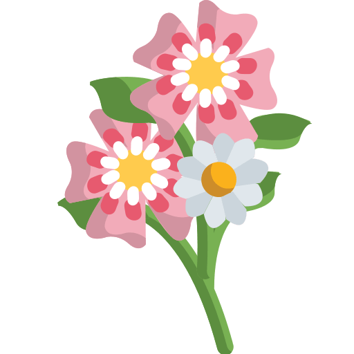 Flower Bouquet Free Open-Source SVG Icon (Emoji One (v1))