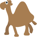 Camel Emoji Free Open-Source SVG Icon