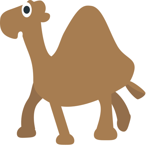 Camel Emoji Free Open-Source SVG Icon (Emoji One (v1))