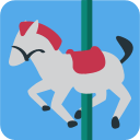 Carousel Horse Free Open-Source SVG Icon