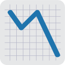 Decreasing Chart (Emoji One) Free Open-Source SVG Icon