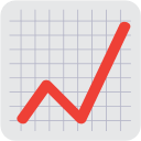 Increasing Chart Representation Free Open-Source SVG Icon