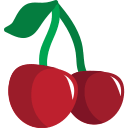 Cherries Fruit Free Open-Source SVG Icon