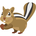 Chipmunk Free Open-Source SVG Icon