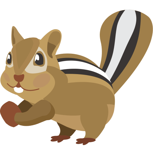 Chipmunk Free Open-Source SVG Icon (Emoji One (v1))